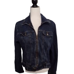 TOMMY HILFIGER Cropped Stretch Jean Jacket
